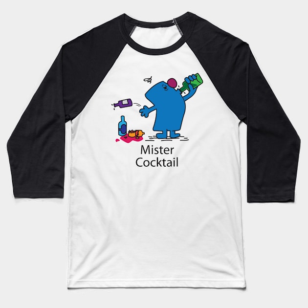 Mister-Cocktail Baseball T-Shirt by DarkChoocoolat